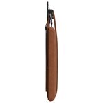 vidaXL Tête de lit suspendue Avec lumière LED Marron PU antique