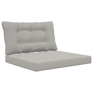 vidaXL Coussin de canapé d'extérieur Polyester Gris 80 x 68 5 x 8 cm