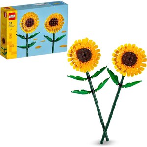 LEGO Botanicals - Set de Construction Tournesols - 40524 - Créez votre propre Décoration Florale