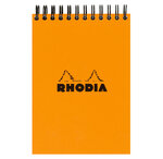 Bloc RI Classic ORANGE A6 10 5x14 8 cm Q 5x5 80F Microperforées 80g RHODIA