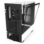 NZXT BOITIER PC H510 Midi - Blanc - Verre trempé - Format ATX (CA-H510B-W1)