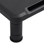 vidaXL Support de moniteur Noir 38x24x10 5 cm