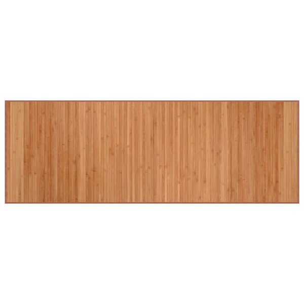 vidaXL Tapis rectangulaire naturel 70x200 cm bambou