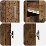 vidaXL Buffet Bois ancien 88 5 x 30 5 x 73 cm Bois d'ingénierie