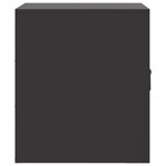 vidaXL Tables de chevet 2 Pièces noir 34 5x39x44 cm acier