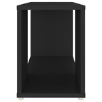 vidaXL Meuble TV Noir 60x24x32 cm Bois d'ingénierie
