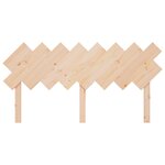 vidaXL Tête de lit 159 5x3x80 5 cm Bois massif de pin