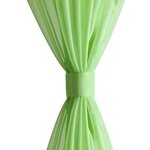 vidaXL Rideau fin Vert pomme 140x225 cm 2 Pièces