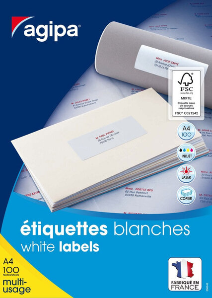 1200 Étiquettes Multi-Usage S 63.5X72