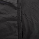 vidaXL Housse de salon de jardin rond noir Ø 182x71 cm oxford 420D