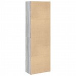 vidaXL Bibliothèque sonoma gris 60x30x189 cm bois d'ingénierie