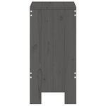 vidaXL Tabourets de bar lot de 2 40x36x75 cm bois massif de pin