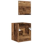 vidaXL Cabinet de salle de bain 41 x 38.5 x 48 cm Bois d'ingénierie