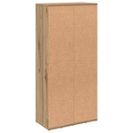 vidaXL Bibliothèque chêne artisanal 50x25x104 cm