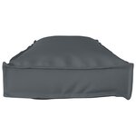 vidaXL Coussin Anthracite 120 x 40 x 8 cm Tissu Oxford