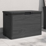 vidaXL Boîte à coussins d'extérieur anthracite 77 5x44 5x53 cm PP