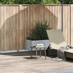VidaXL Table basse de jardin rectangulaire gris 40x40x37 cm rotin