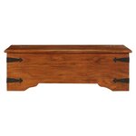 vidaXL Table basse Bois d'acacia solide avec finition miel 110x55x35cm