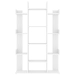 vidaXL Bibliothèque Blanc 86x25 5x140 cm Bois d’ingénierie