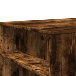 vidaXL Table basse chêne fumé 102x55x42 cm bois d'ingénierie