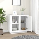 vidaXL Buffet Blanc 80x40x75 cm