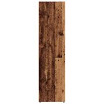 vidaXL Bibliothèque vieux bois 36x30x114 cm bois d'ingénierie