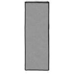 vidaXL Armoire à chaussures Gris 60x28x90 cm Tissu