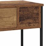 vidaXL Table console Bois ancien 100 x 34.5 x 75 cm Bois d'ingénierie