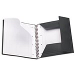 Cahier International Meetingbook A5+, couverture en polypropylène, double spirale, 80 feuilles/160 pages, carreaux de 5 mm, gris, compatible SCRIBZEE® (bloc 80 feuilles)