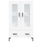 vidaXL Buffet haut blanc 69 5x31x115 cm bois d'ingénierie