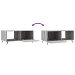 vidaXL Table basse sonoma gris 90x50x40 cm bois d'ingénierie