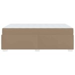 vidaXL Cadre de lit Cappuccino 120 x 190 cm Faux cuir