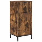 vidaXL Cabinet de salle de bain Chêne fumé 39.5 x 36 x 88 cm