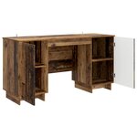vidaXL Bureau Bois ancien Bois d'ingénierie 142 5 x 50 x 75 cm