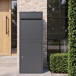 Boîte aux lettres pour colis - ParcelXL® - Boîte à colis - Indépendante - Boîte aux lettres murale - Anthracite - XXL