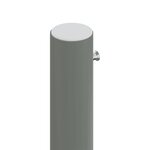 vidaXL Auvent latéral rétractable Rouge 220x1000 cm