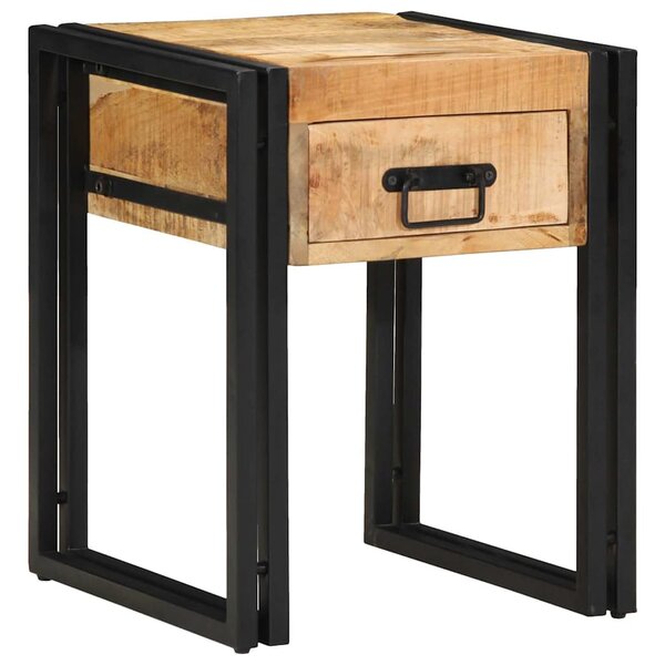 vidaXL Table d'appoint Marron 40 x 40 x 50 cm bois de manguier massif