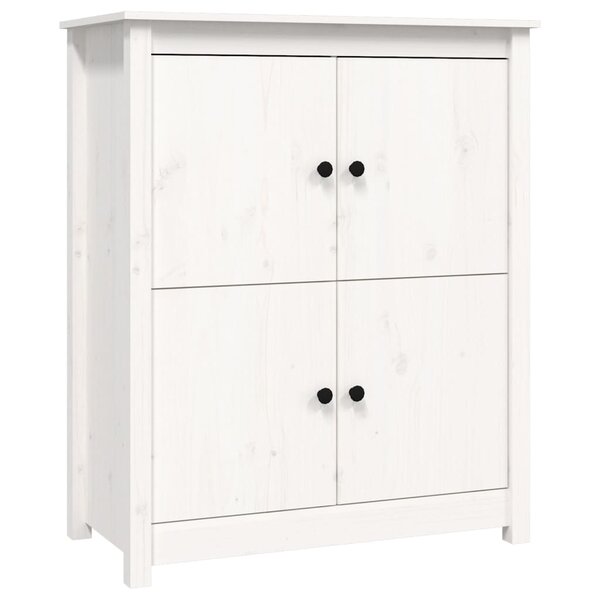 vidaXL Buffet Blanc 83x41 5x100 cm Bois massif de pin