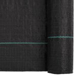 vidaXL Membrane anti-mauvaises herbes noir 2x50 m PP