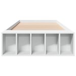 vidaXL Cadre de lit sans matelas blanc 90x200 cm