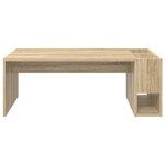 vidaXL Table basse Chêne Sonoma 101 5 x 50 x 37 cm Bois d'ingénierie