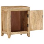 vidaXL Table de chevet 40x30x50 cm Bois de manguier massif