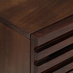 vidaXL Table de chevet marron 50x34x60 cm bois manguier solide