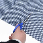 vidaXL Tapis de sol de camping bleu 5x3 m