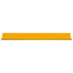 vidaXL Étagère flottante 4 Pièces Jaune moutarde 40 x 8 5 x 2 5 cm Acier