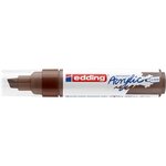 Marqueur acrylique large 5000 marron chocolat 5-10 mm EDDING