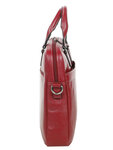 Sac ordinateur Architecte en cuir - KATANA - 1 compartiment - 15 pouces - L38.0 x H29.0 x P7.0 cm - 69357-Rouge