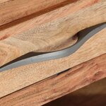 vidaXL Table basse 110x52x45 cm Bois d'acacia solide