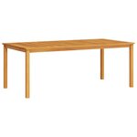 Ensemble de salle à manger de jardin 9 pièces en acacia
