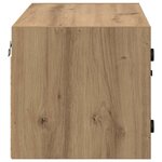 vidaXL Meuble mural Chêne artisanal 68 x 37 x 35 cm Bois d'ingénierie